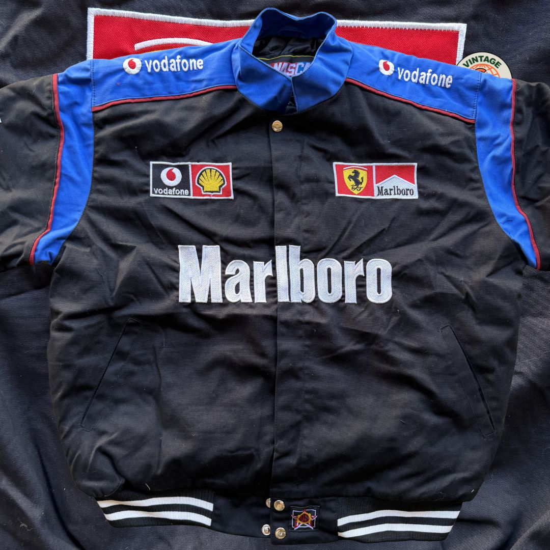 5x Marlboro vintage Nascar racing rework jackets