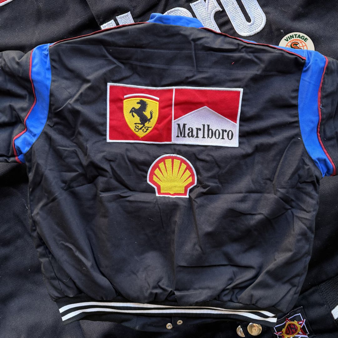 5x Marlboro vintage Nascar racing rework jackets