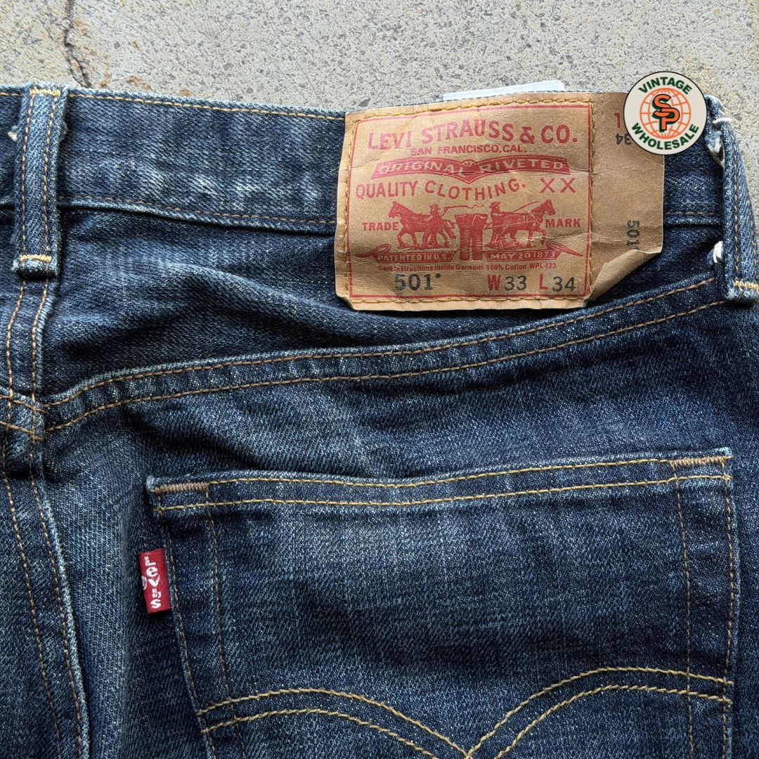 10kg Pantalones vintage Levi's 501, 505, 550