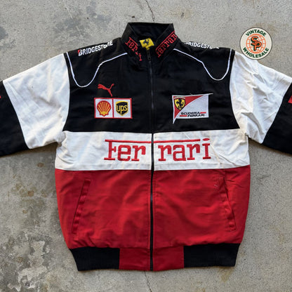 5x Ferrari Nascar racing rework jackets
