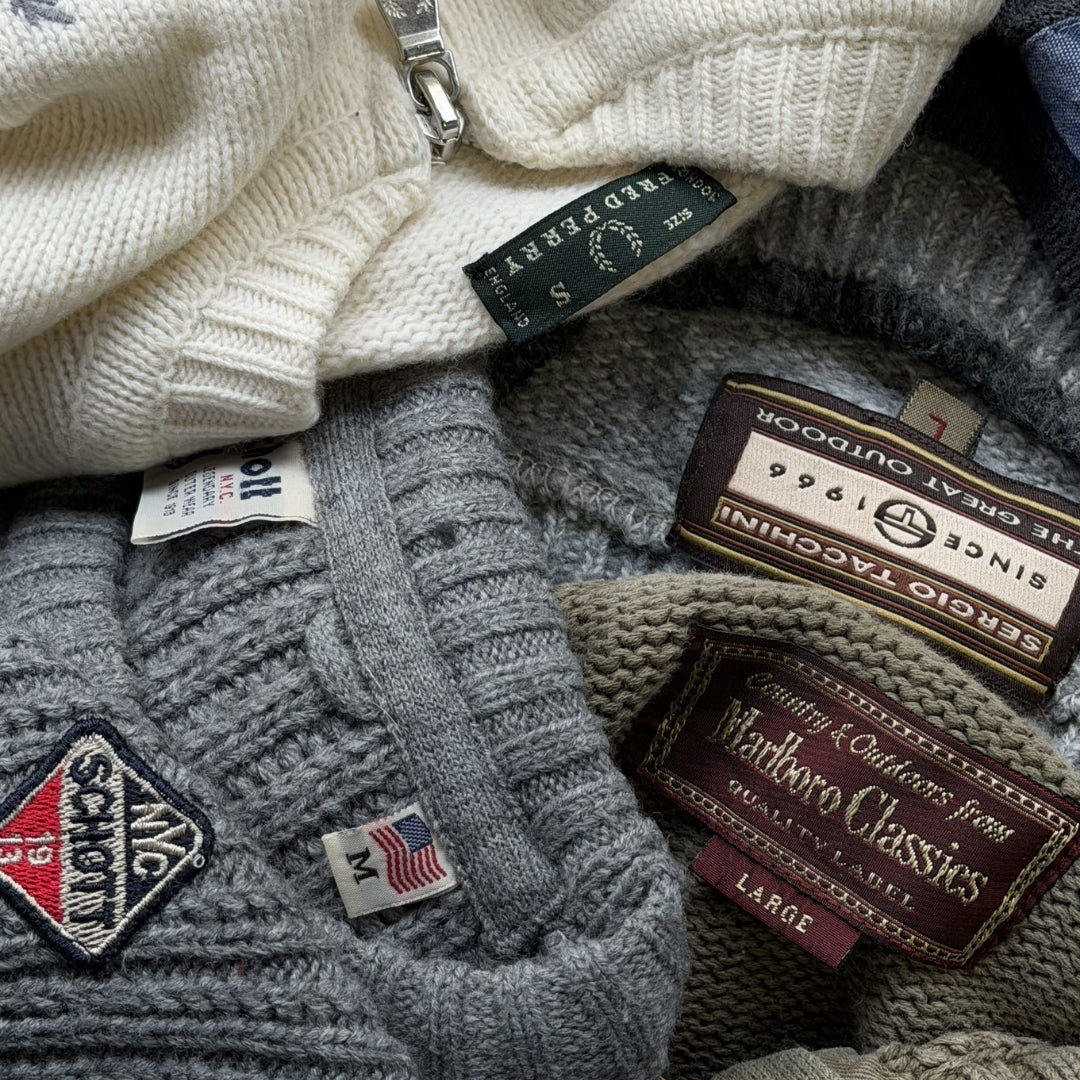 15x Jerséis vintage de marca premium por piezas