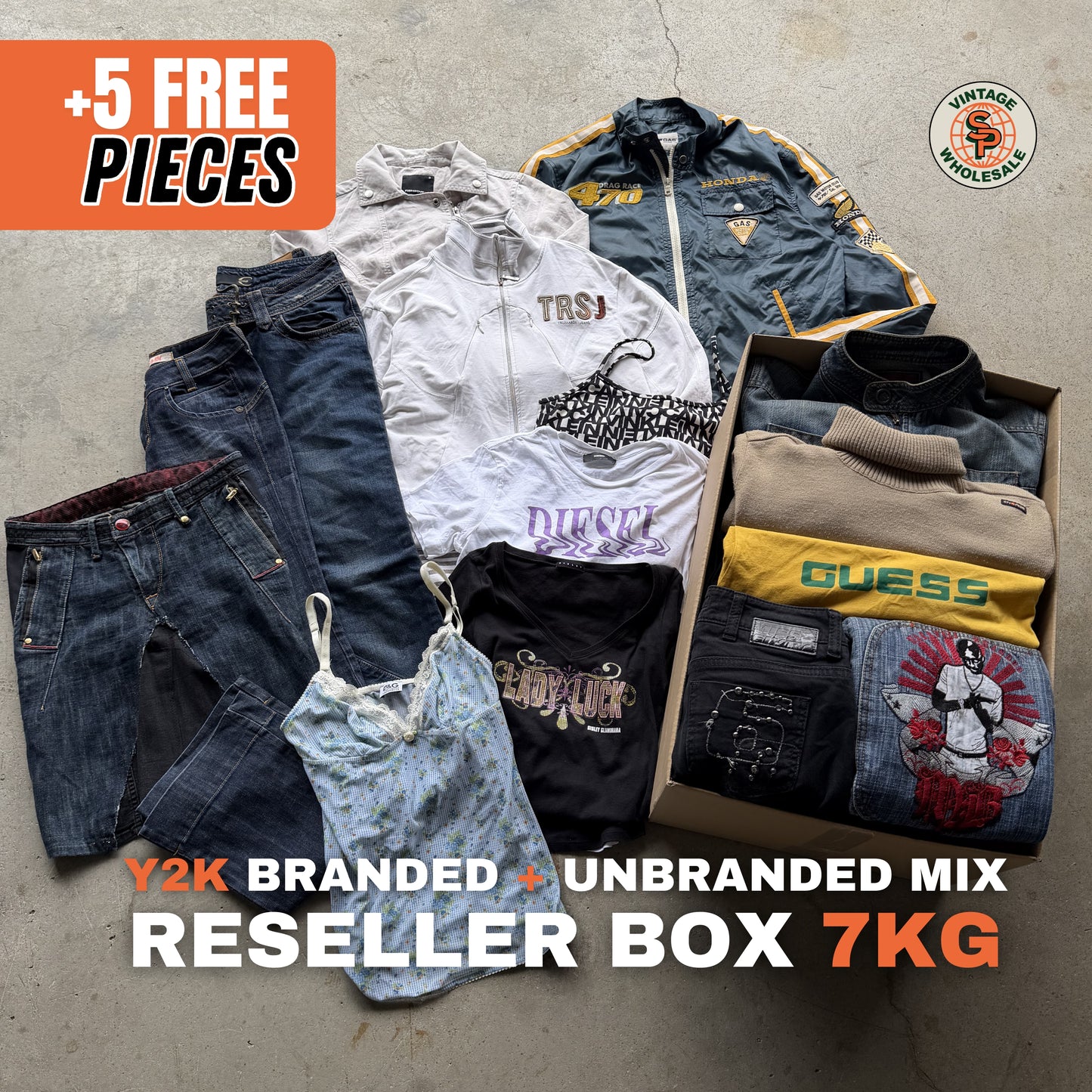 Y2K Branded + Unbranded Mix reseller box