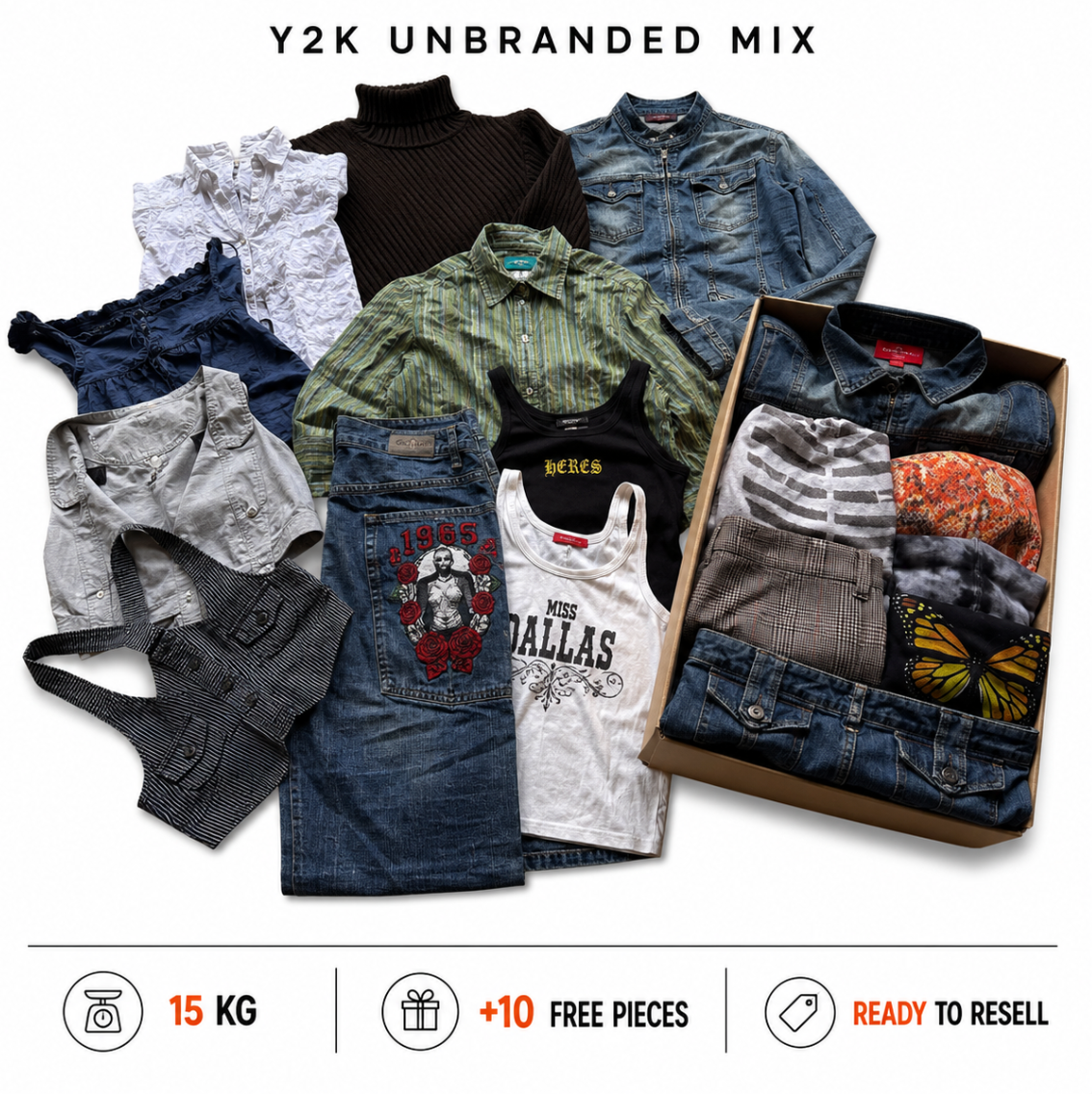 Y2K UNBRANDED MIX RESELLER BOX 15KG