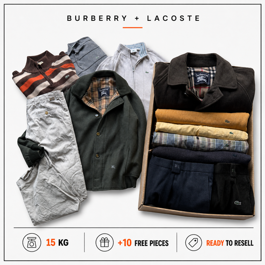 BURBERRY + LACOSTE RESELLER BOX 15KG