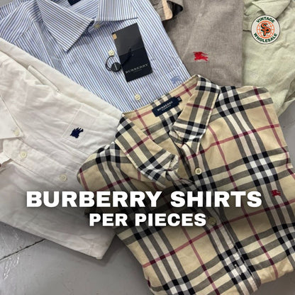 10x chemises Burberry