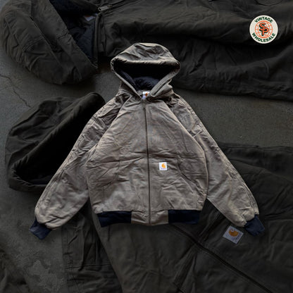 Carhartt Rework Active Caqui | Chaquetas vintage únicas por piezas - SP Vintage Wholesale