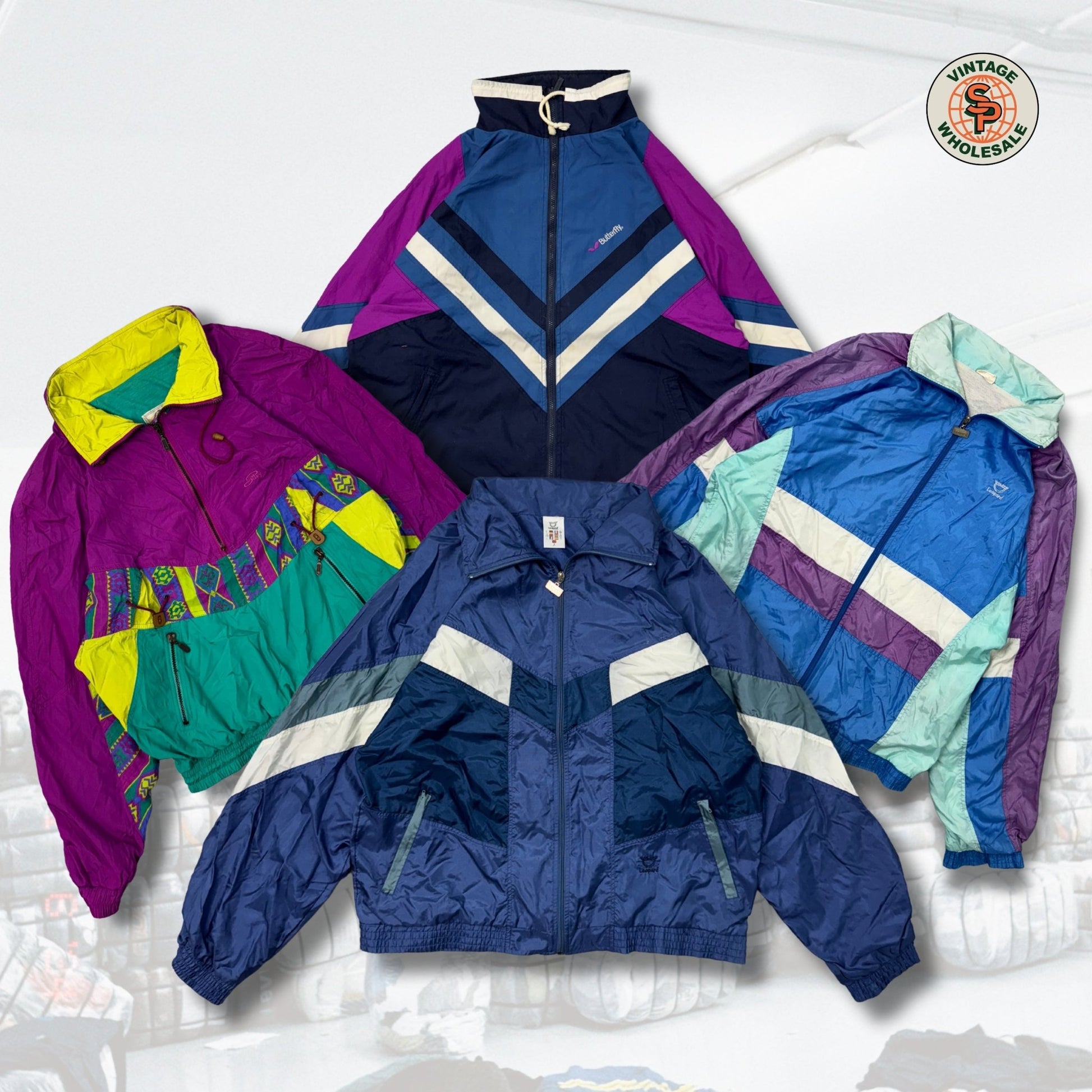 Chaquetas crazy vintage al kilo - SP Vintage Wholesale