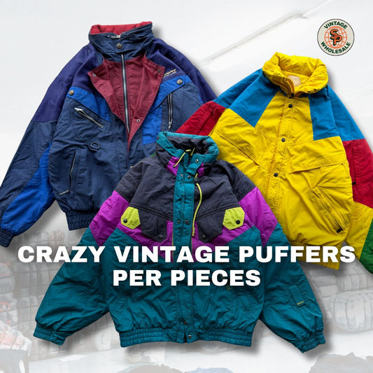 10x Puffers crazy vintage