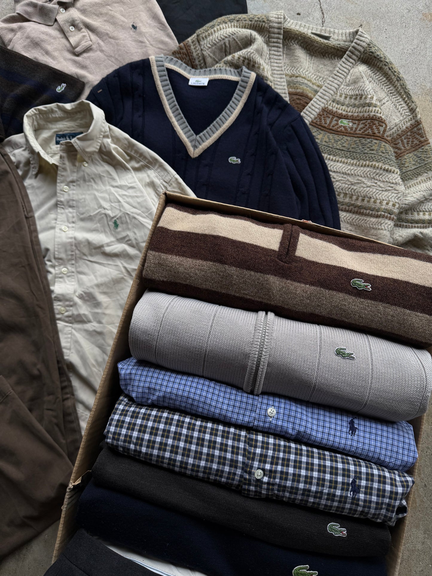 RALPH LAUREN + LACOSTE RESELLER BOX 15KG