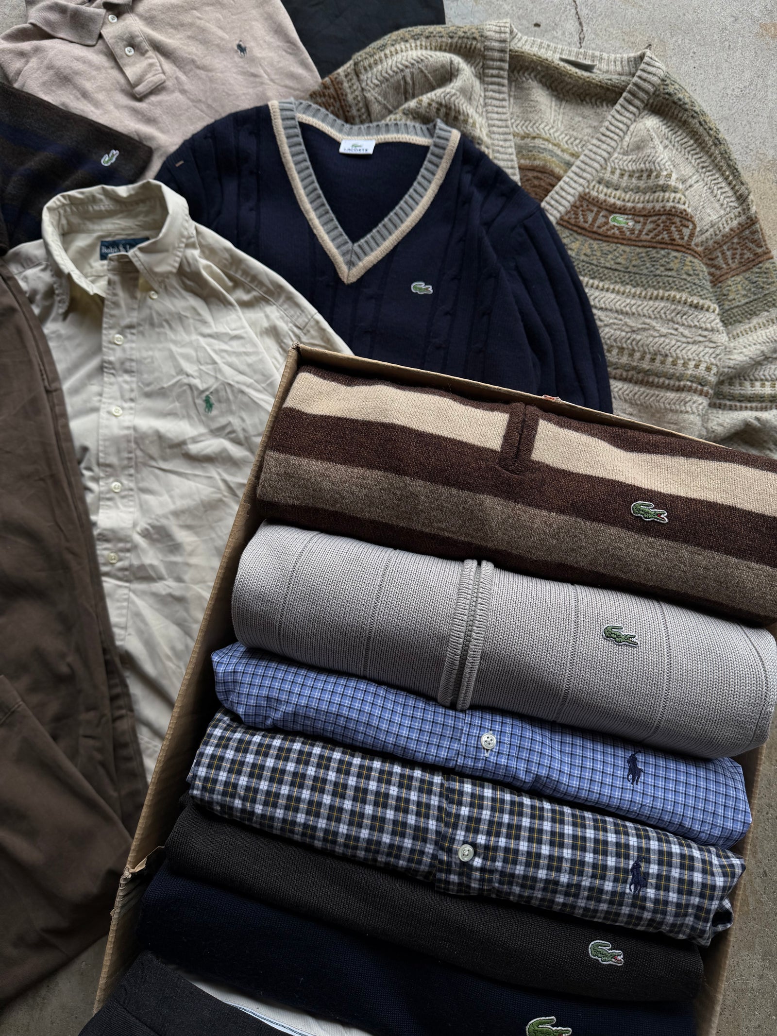 PRE-ORDER RALPH LAUREN + LACOSTE RESELLER BOX 15KG