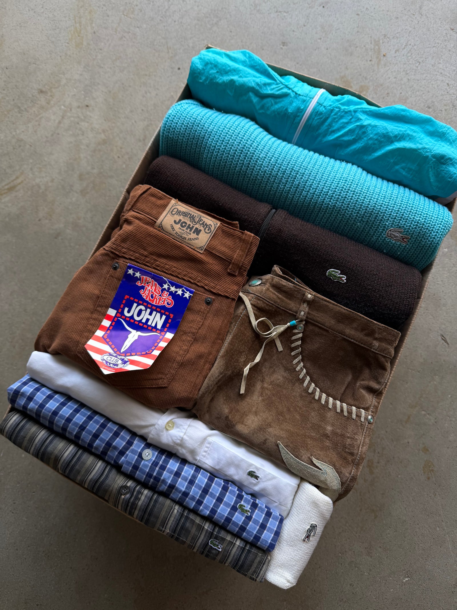 LACOSTE + VINTAGE RESELLER BOX 15KG