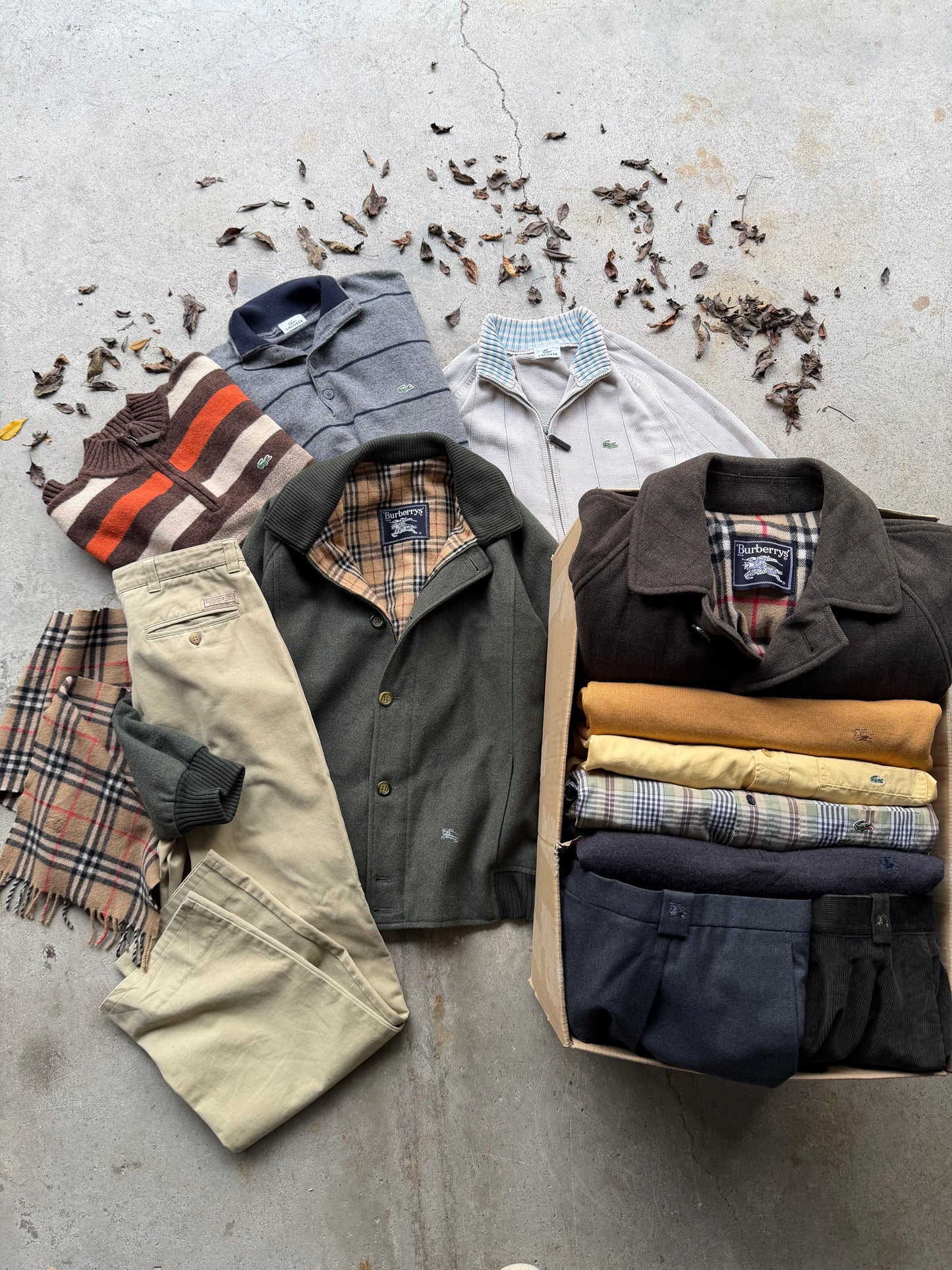 BURBERRY + LACOSTE RESELLER BOX 15KG
