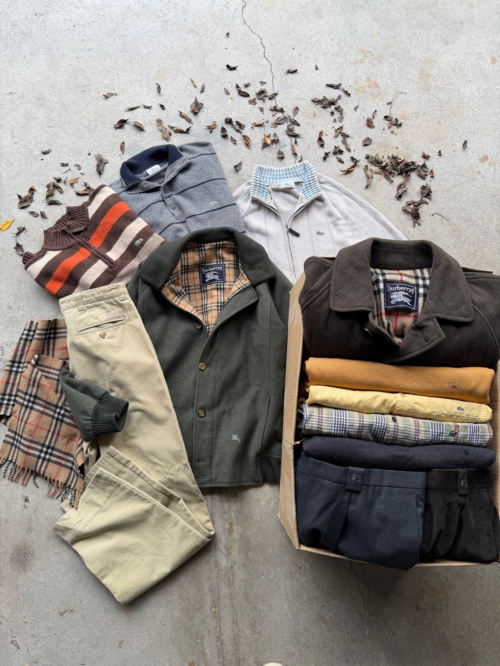 PRE-ORDER BURBERRY + LACOSTE RESELLER BOX 15KG