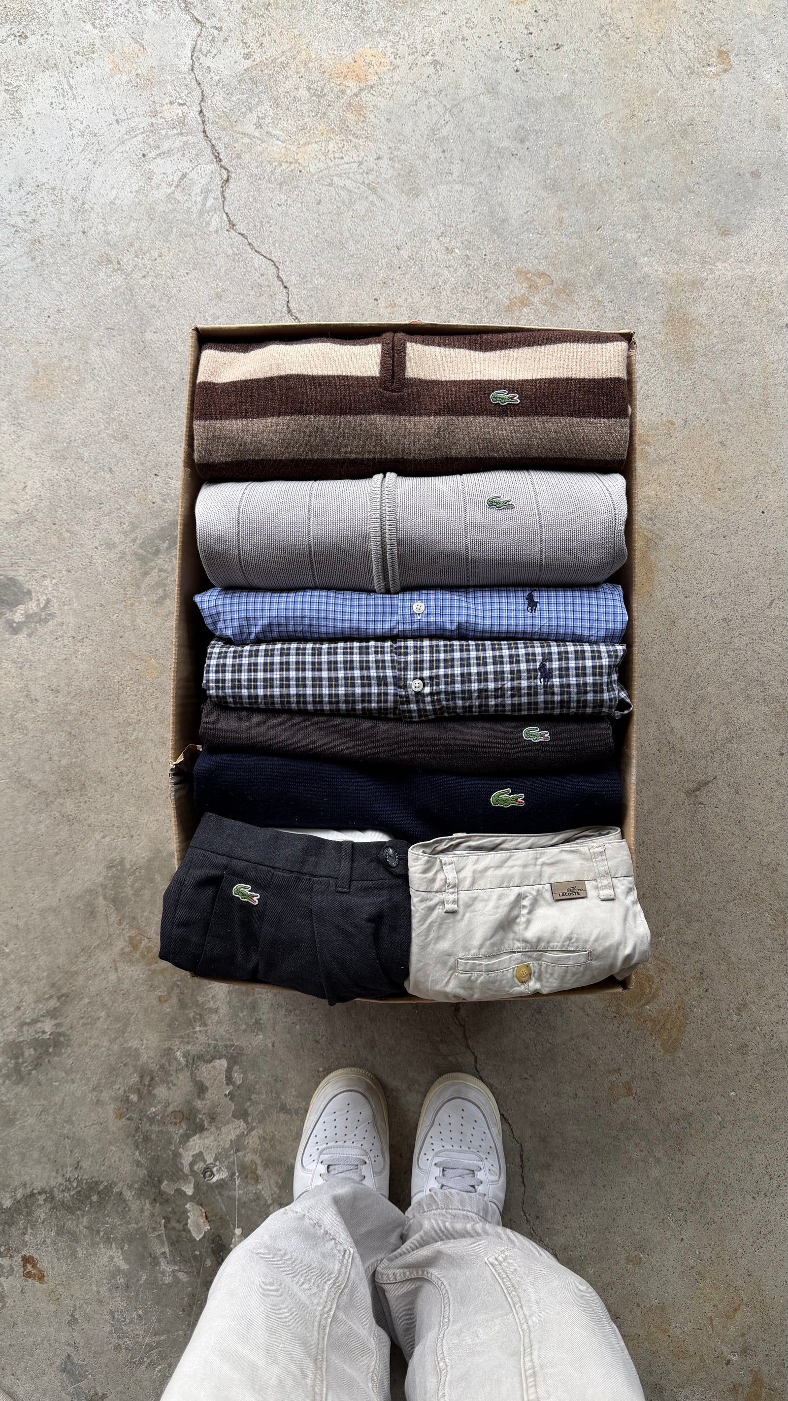 PRE-ORDER RALPH LAUREN + LACOSTE RESELLER BOX 15KG