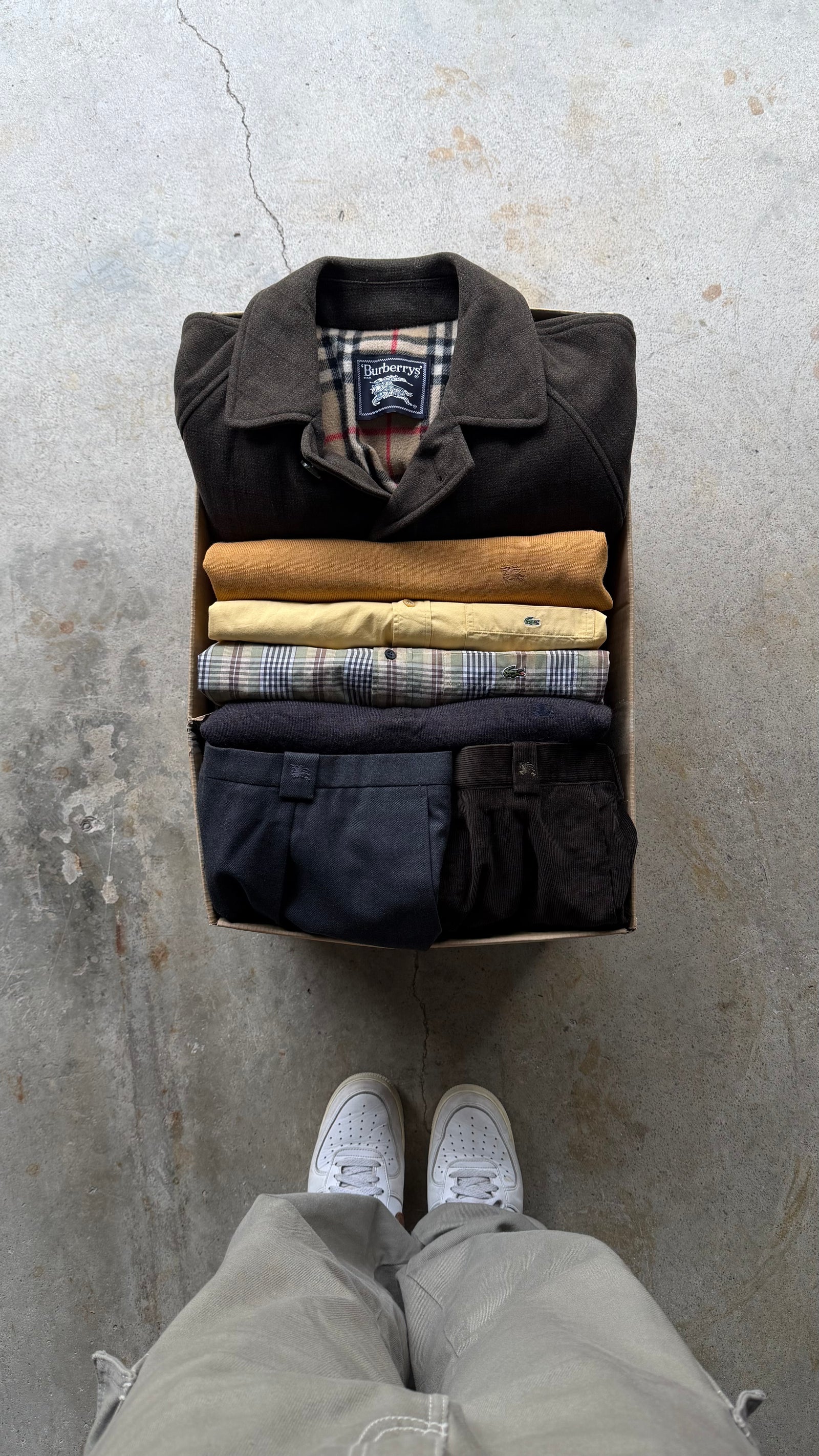 PRE-ORDER BURBERRY + LACOSTE RESELLER BOX 15KG