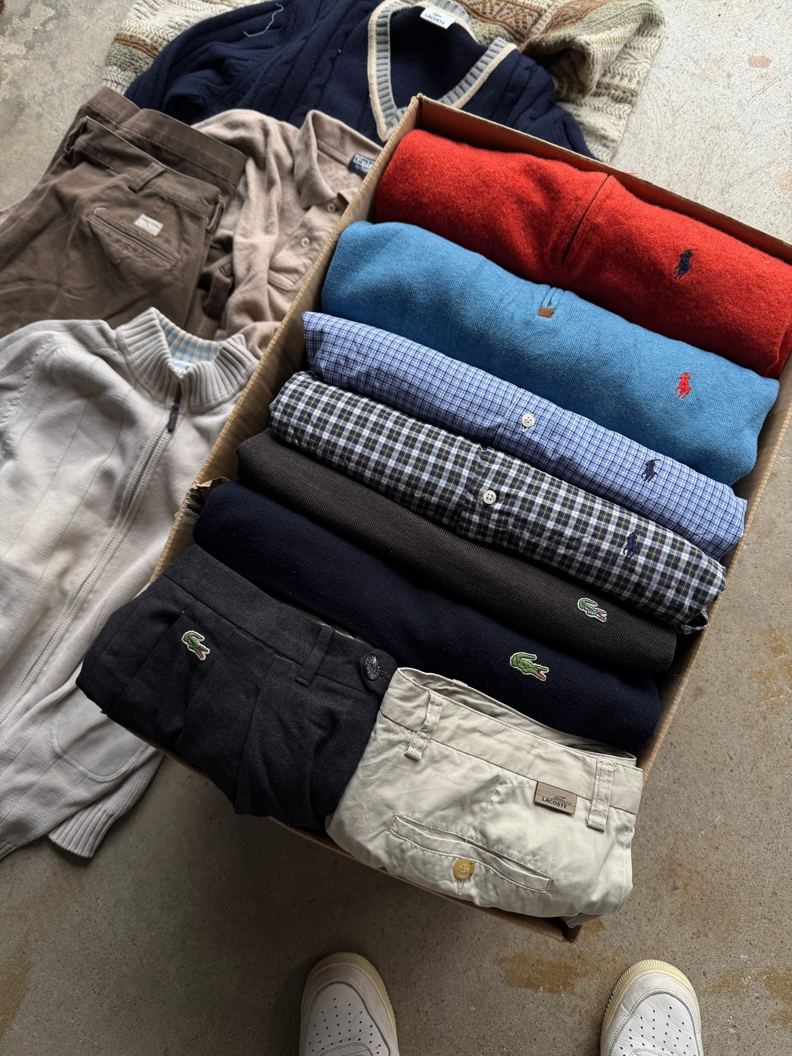 PRE-ORDER RALPH LAUREN + LACOSTE RESELLER BOX 15KG