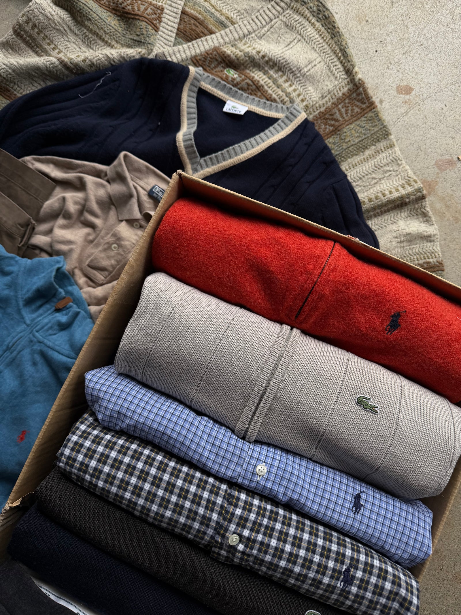 PRE-ORDER RALPH LAUREN + LACOSTE RESELLER BOX 15KG