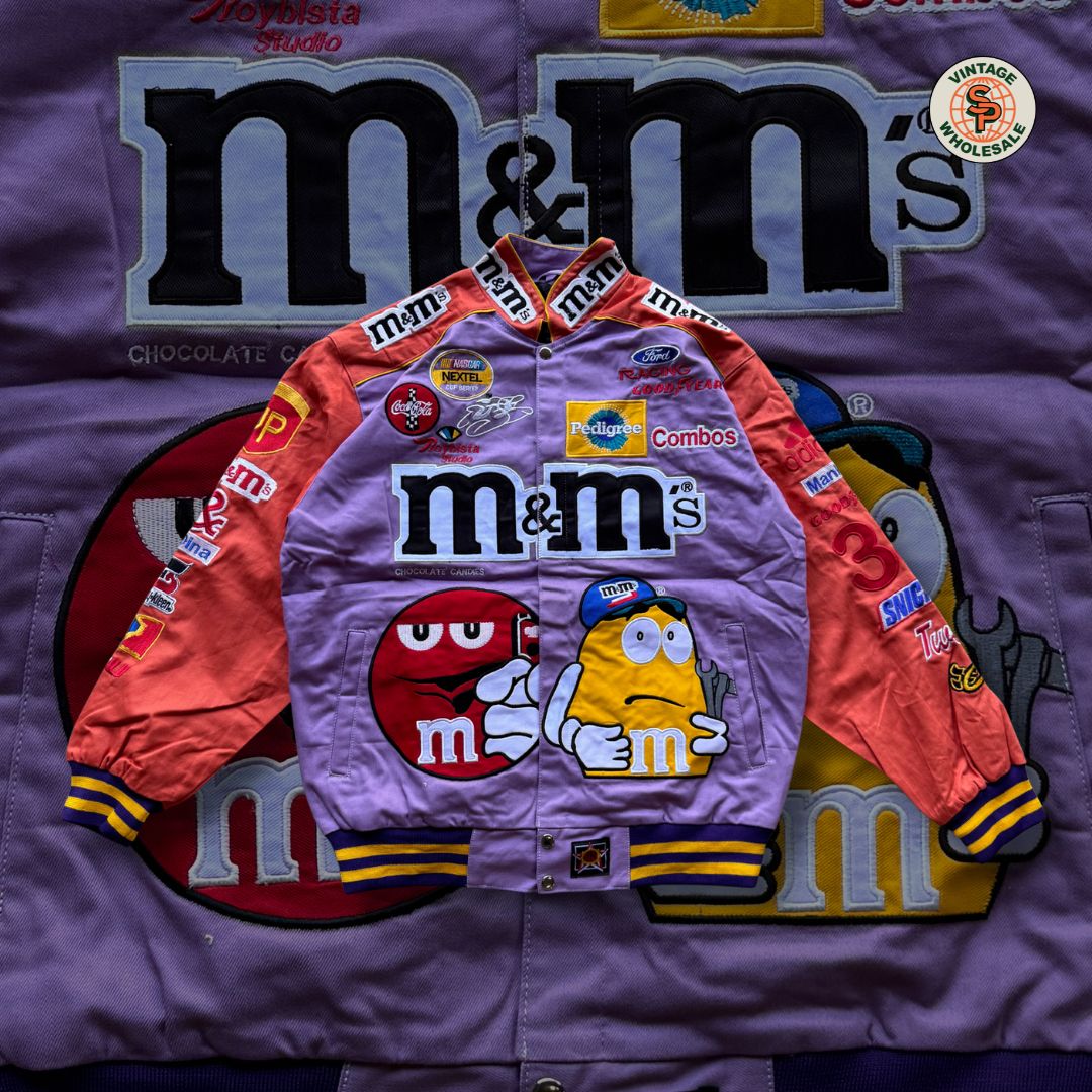 5x M&Ms vintage Nascar racing rework jackets