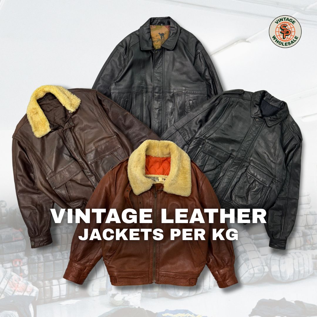 10kg Chaquetas de piel vintage