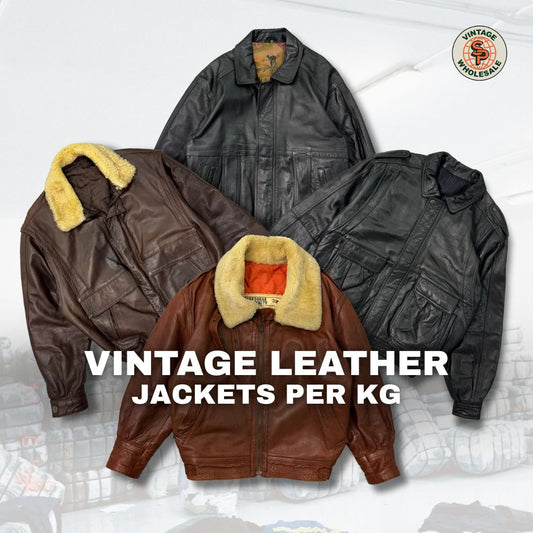 10kg Chaquetas de piel vintage