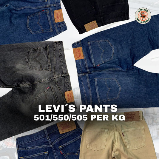Levi's pants code 501, 505, 550 per piece