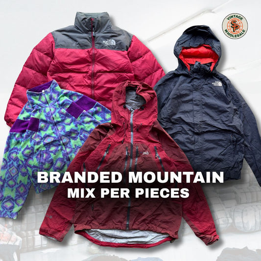 10x Mix marca ropa de montaña