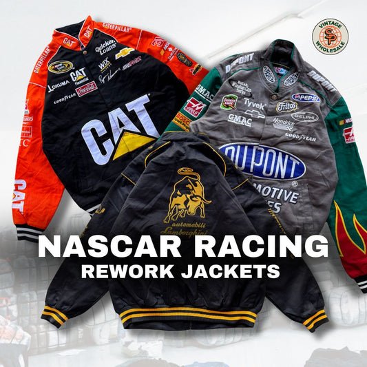 Nascar racing rework jackets - SP Vintage Wholesale