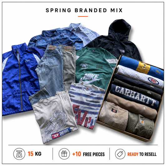 SPRING BRANDED MIX VINTAGE RESELLER BOX 15KG