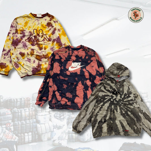10x Sudaderas de marca vintage TIE DYE - SP Vintage Wholesale  
