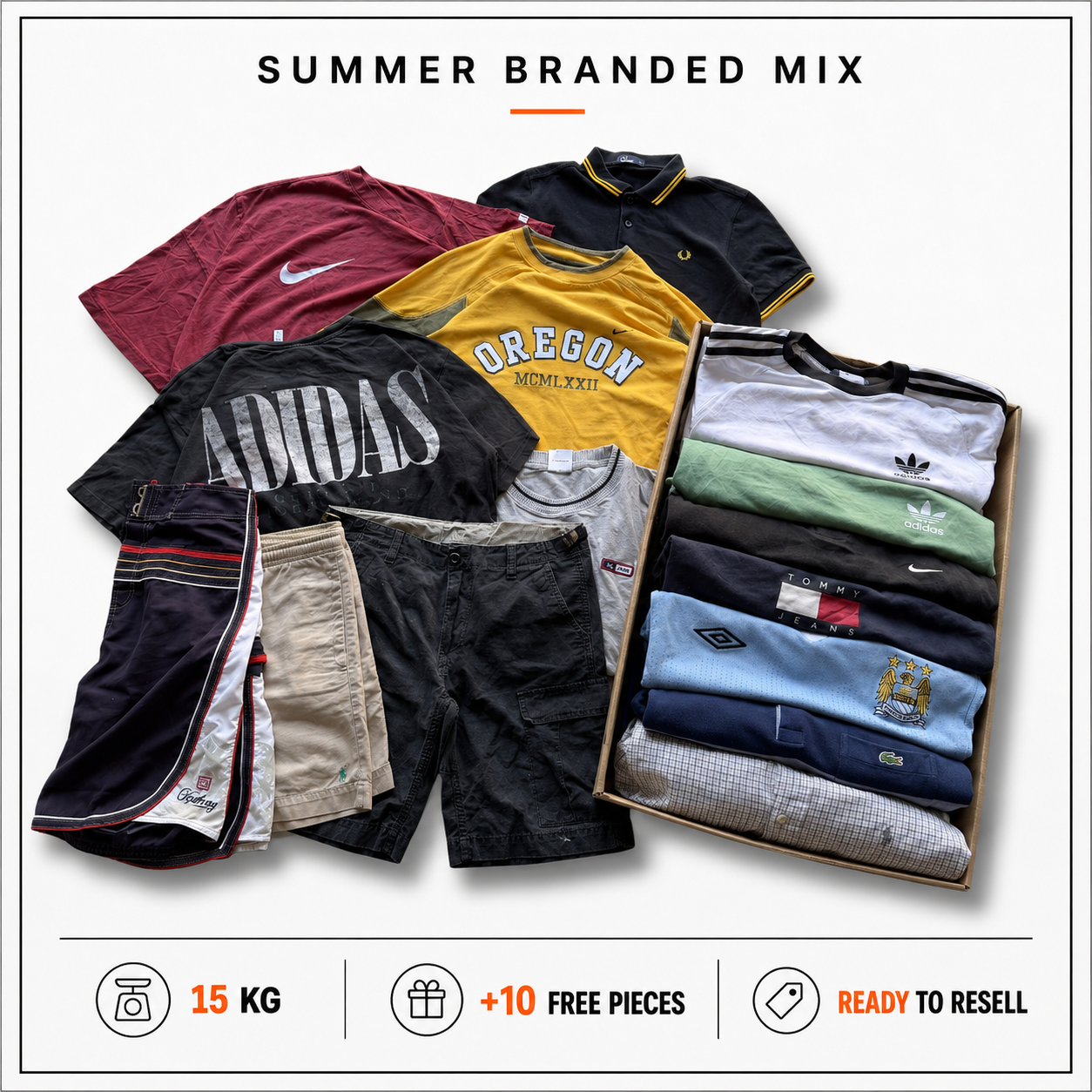 SUMMER BRANDED MIX RESELLER BOX 15KG