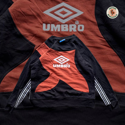 10x Sudaderas rework vintage Umbro por piezas