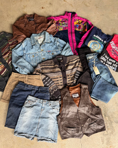 10kg Mix vintage unbranded - SP Vintage Wholesale  